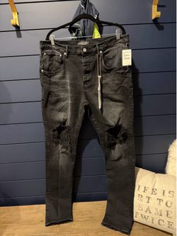 New men’s purple jeans