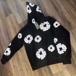 Denim Tear Hoodie Large