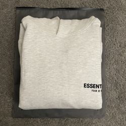 Fear of God Essentials hoodie - Light Oat