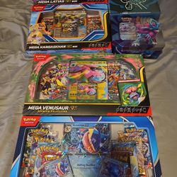 Pokemon Cards Mega EX Box Tin Etb Collection Latias Greninja Venusaur Twilight Masquerade 