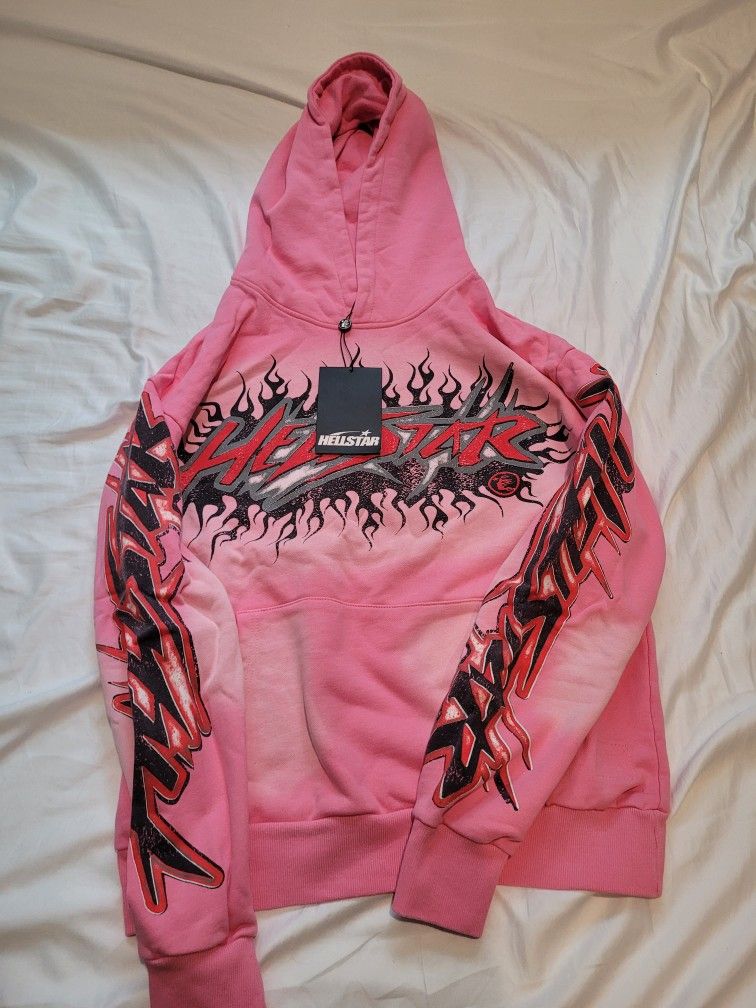 Hellstar Studios Pink Flame Hoodie