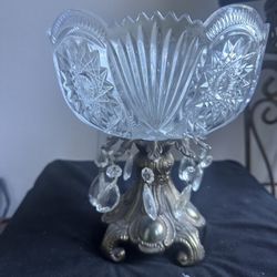 Antique Crystal Set For Three 
