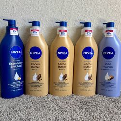 Nivea Lotion 16.9oz 5 For $20