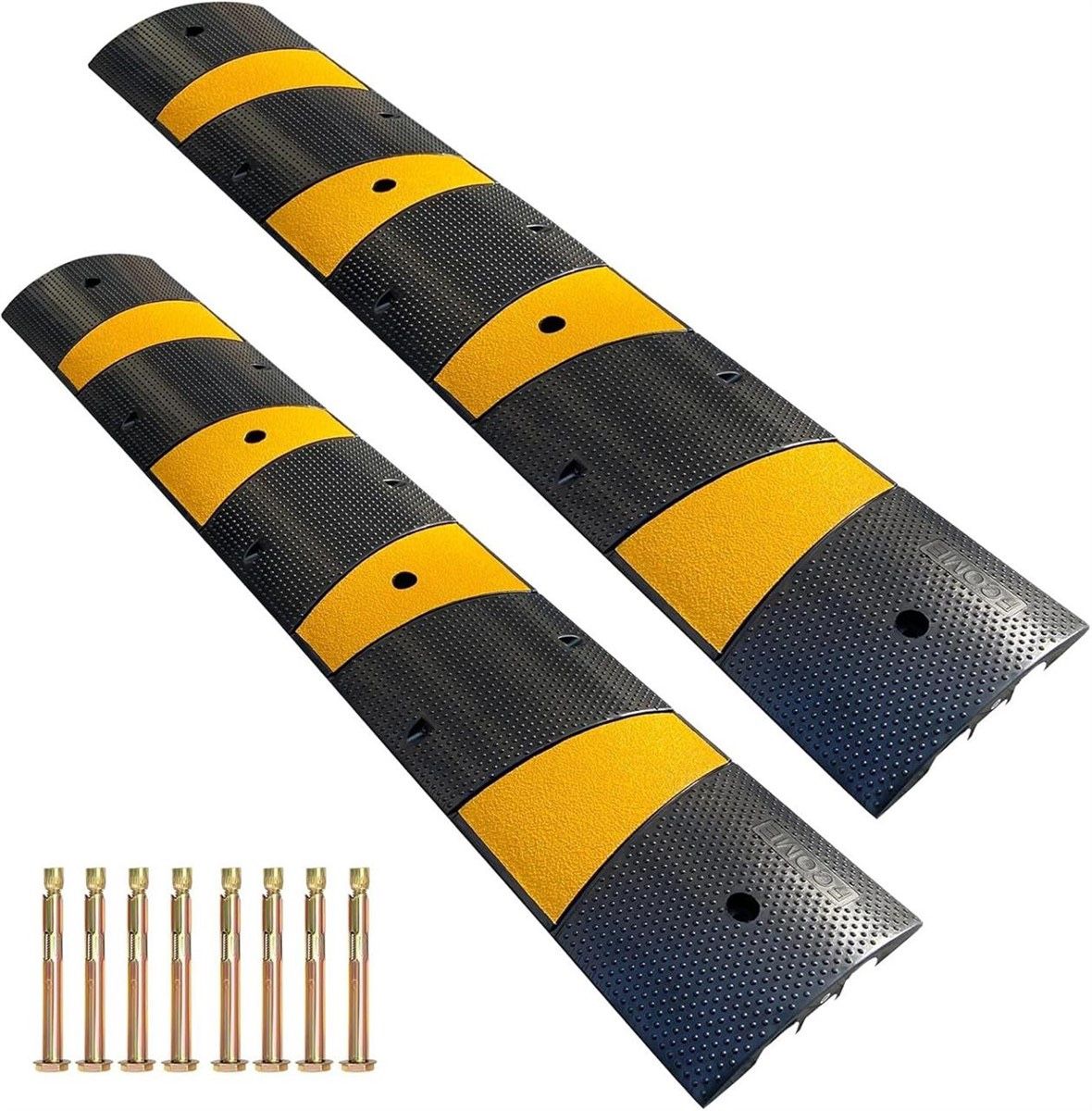 Brand New Rubber Speed Bump 72.4 x 12 x 2.4 Inch