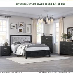 New Dining Bedroom Set With Led Lights Bedframe $999