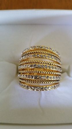Gold plated ring
