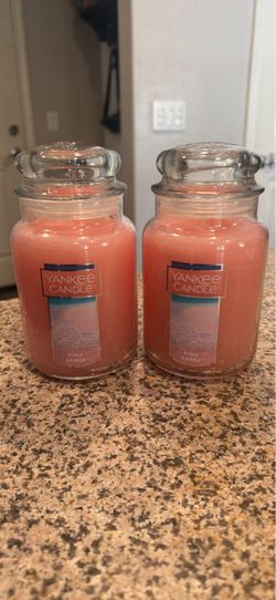 Yankee Candle Pink Sands 22 oz Large Jar Candles – Set of 2