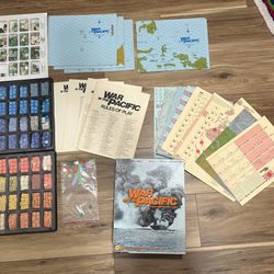 War In The Pacific SPI Board Game 