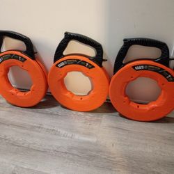 Klein Tools .Fiberglass Fish Tape 100ft Long 