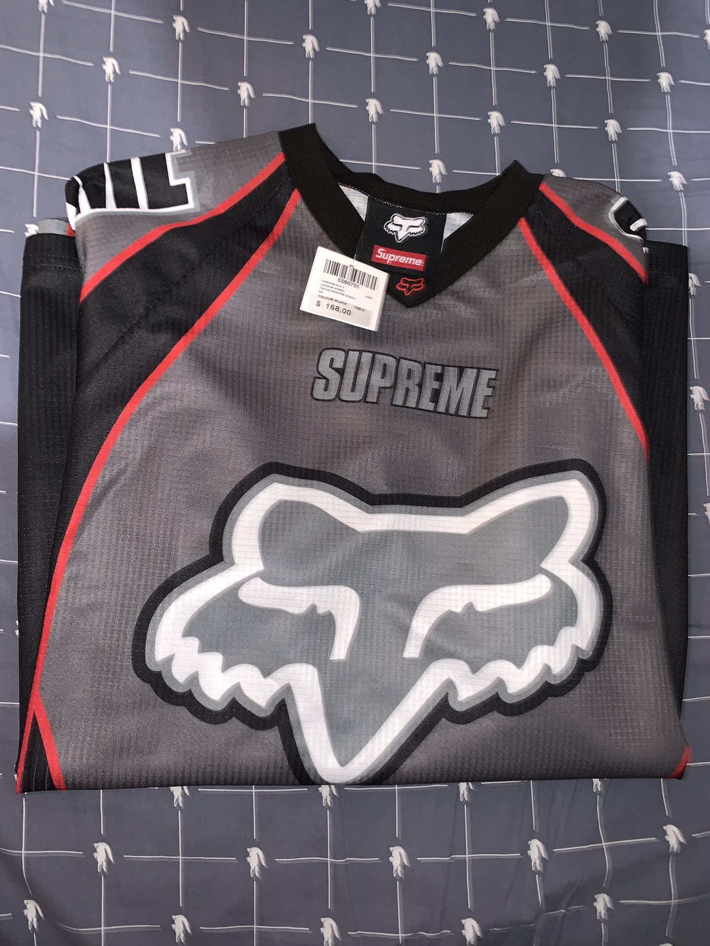 Supreme Fox Racing DMX Jersey Black Size Small
