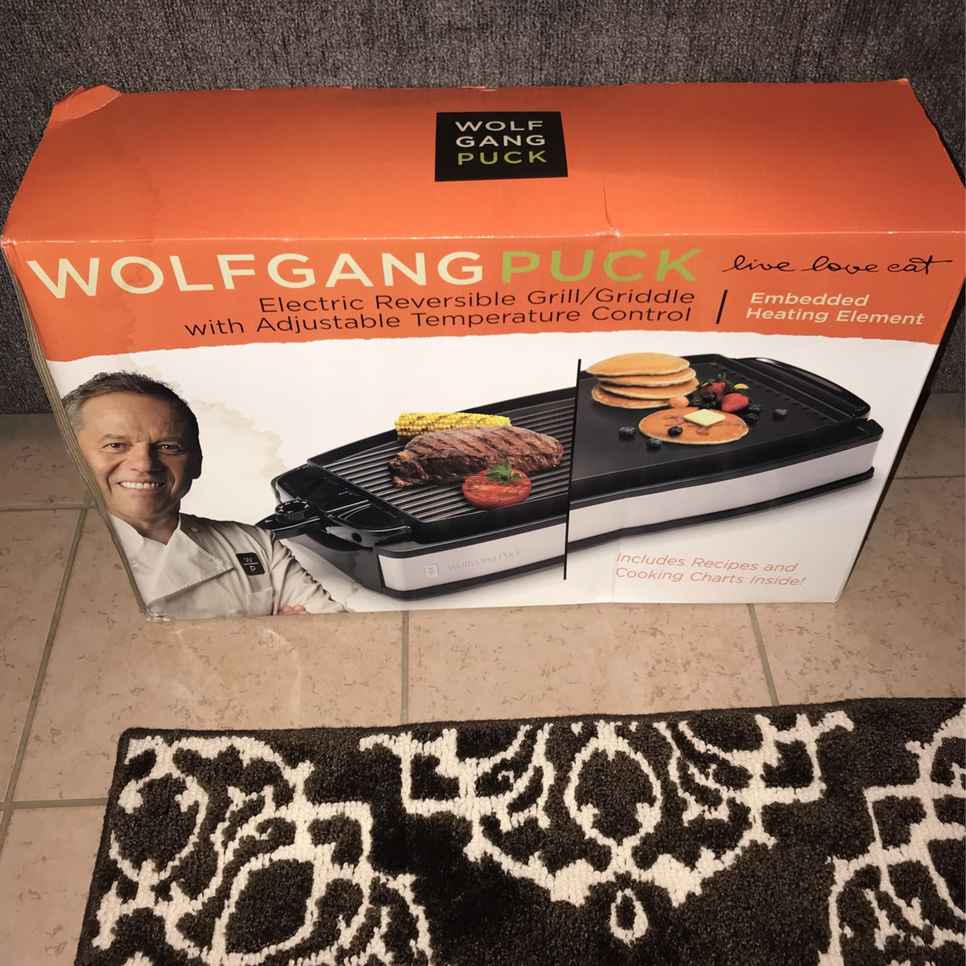 Wolf Gang Puck Electric Reversible Grill / Griddle