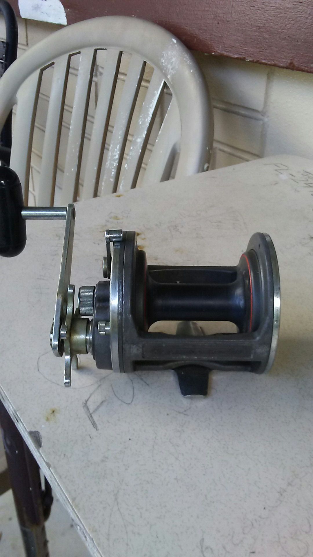 Deep sea reel. Good condition. Works great.