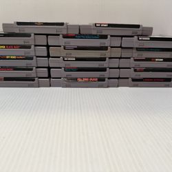 (17) Super Nintendo Game Bundle ( Selling As Bundle Only)