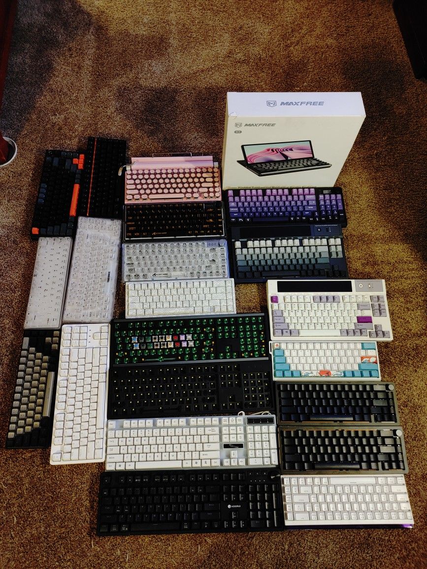 High End Mechanical Keyboard Collection - Brand New Unused - Variety Of Switches