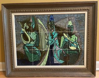 24x30 Hand Painted Tile by Harris G Strong