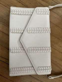 Vintage White Beige Purse Cowboy Western Style