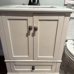White Bathroom Vanity 