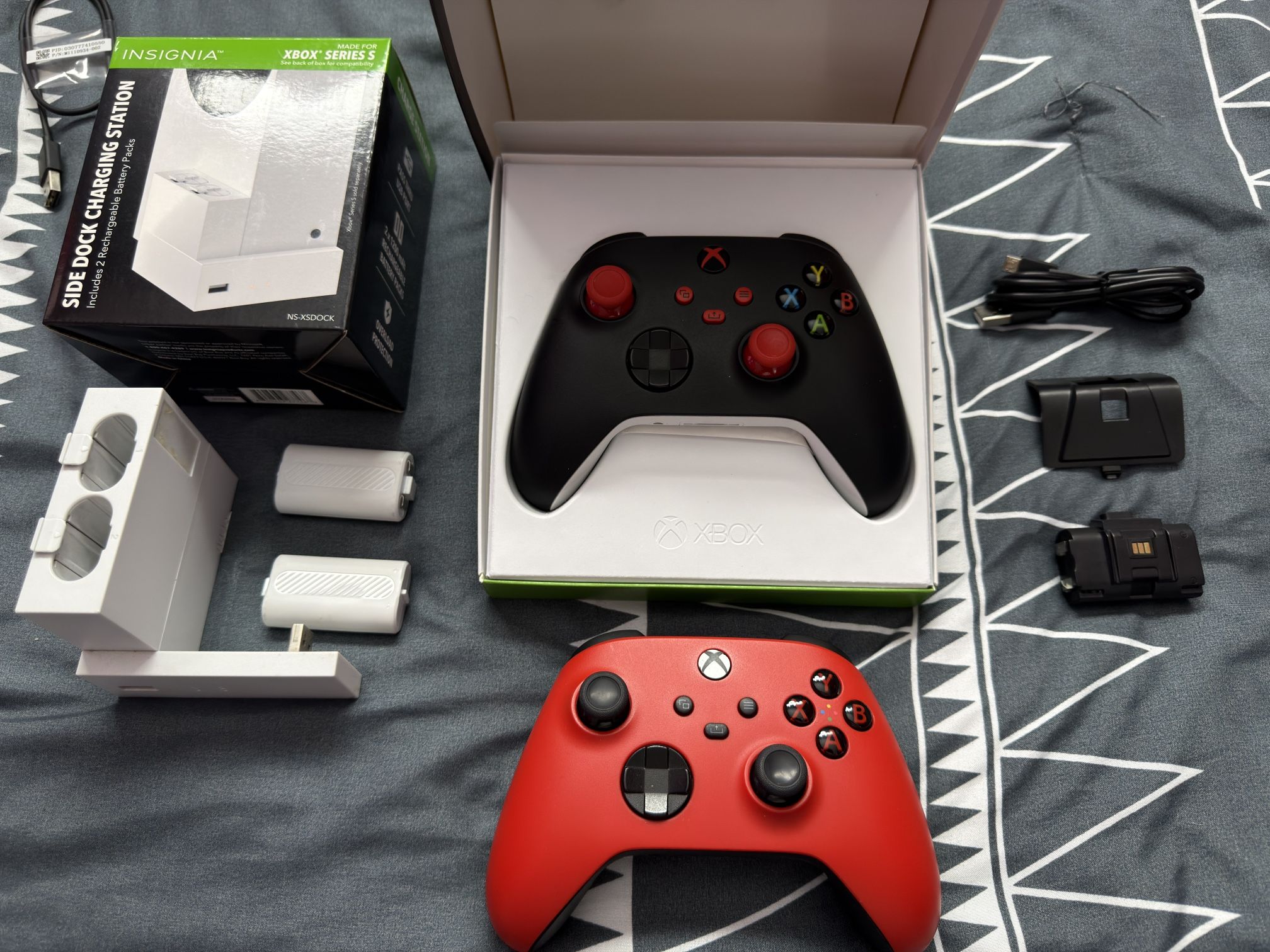 Xbox Controllers w/ Rechargeable Batteries