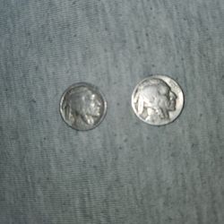 1936  & 1914  Buffalo Nickels  Both No Mint 