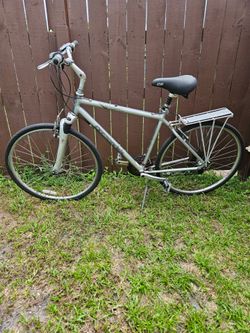 Cannondale adventure 400 Bike Silver Handmade in USA Cloud 9 Flat Bar Bicycle