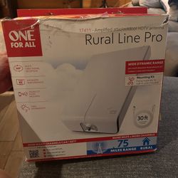One For All Rural Line Pro Amplified Outdoor HDTV Antenna with Mounting Kit (17411)