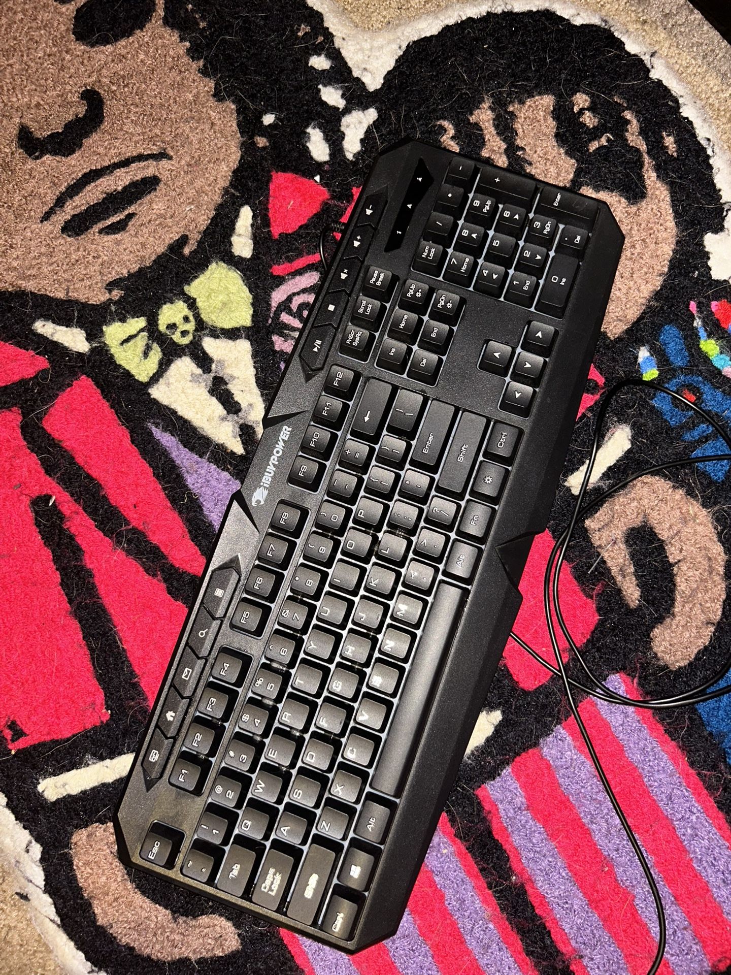 Ibuypower Multi Function LED Gaming Keyboard And Mouse