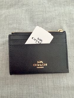 Coach Mini Skinny ID Case in Black