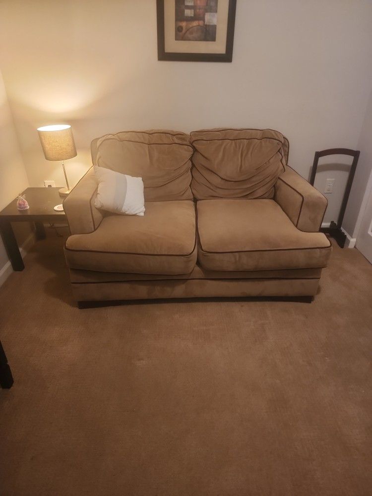 Small Beige Sofa 62" x 43"