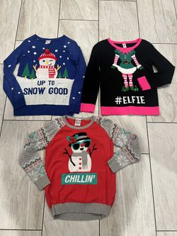 Girls Christmas Sweaters 