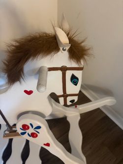 Vintage Huge Rocking Horse holds up to 350 -400 easy