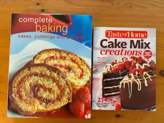 Baking cookbooks set of 2