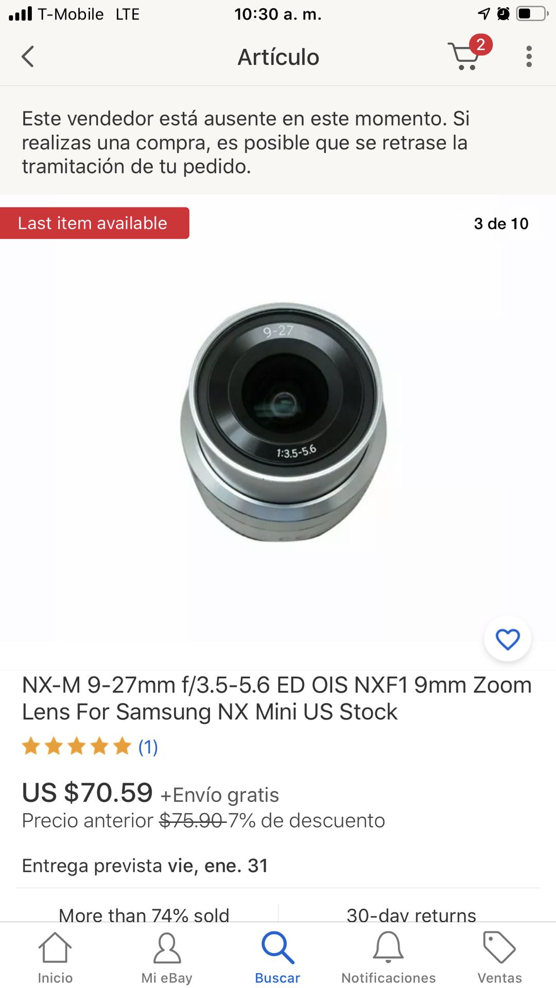 Samsung NX Mini Mirroless Digital Camera