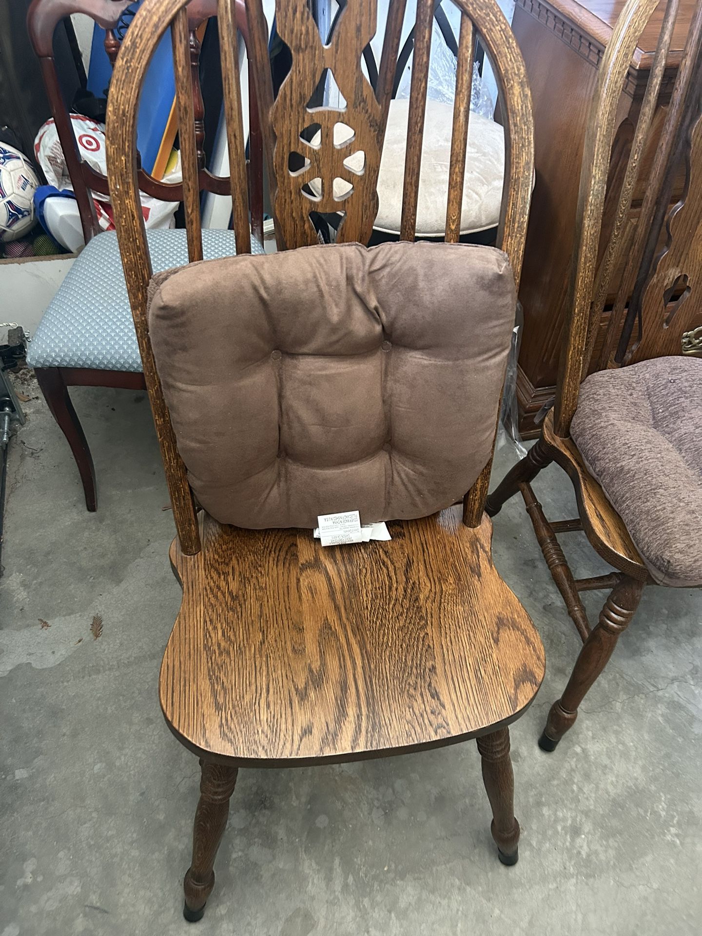Oak Dining Chairs With Cushions