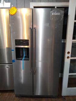 NEW KITCHENAID FRIDGE STAINLESS STEEL
