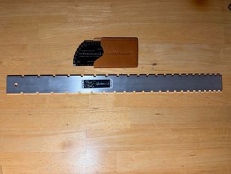 Guitar Luthier FretGuru Metal and Fret Slotting Ruler Precision Setup Tool