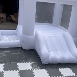 White Bounce House 