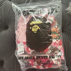 Pink Hello Kitty Bape Hoodie 