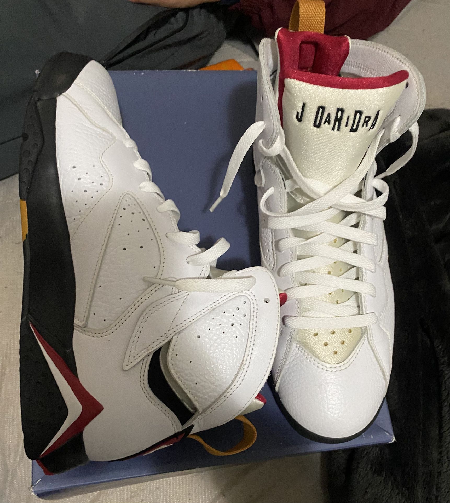 Nike Air Jordan 7 Retro Cardinal Red White Black