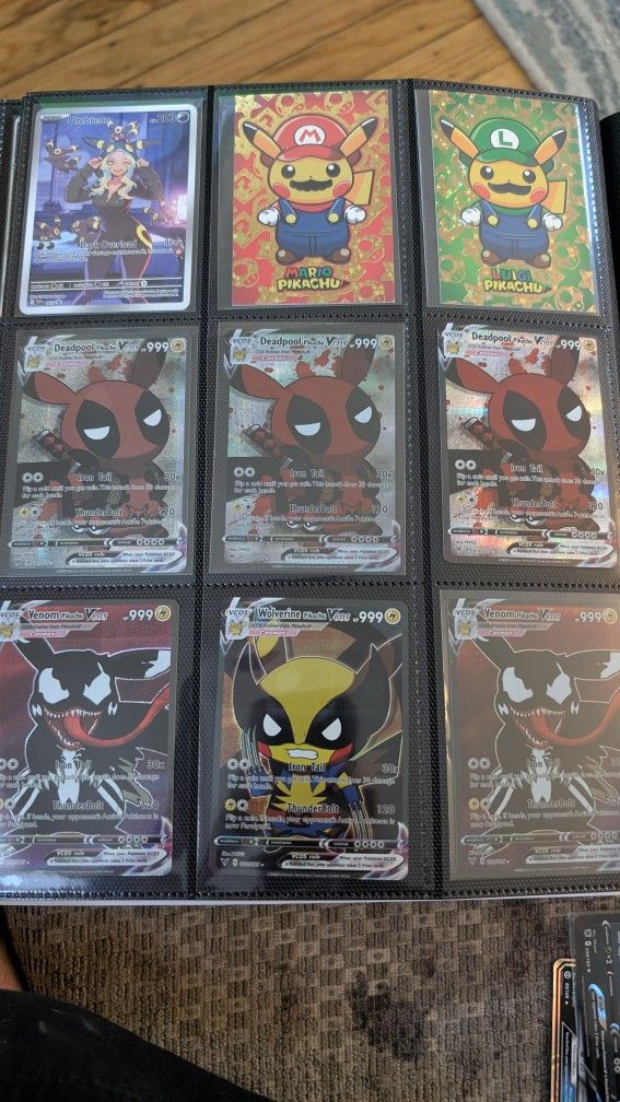 Pokemon Pikachu Custom Fan Art Cards!