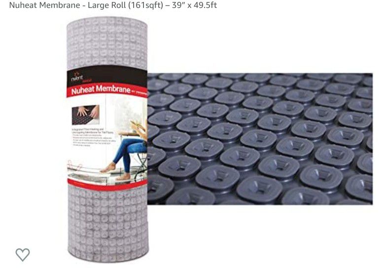 Nuheat Membrane - Large Roll (161sqft) – 39” x 49.5ft