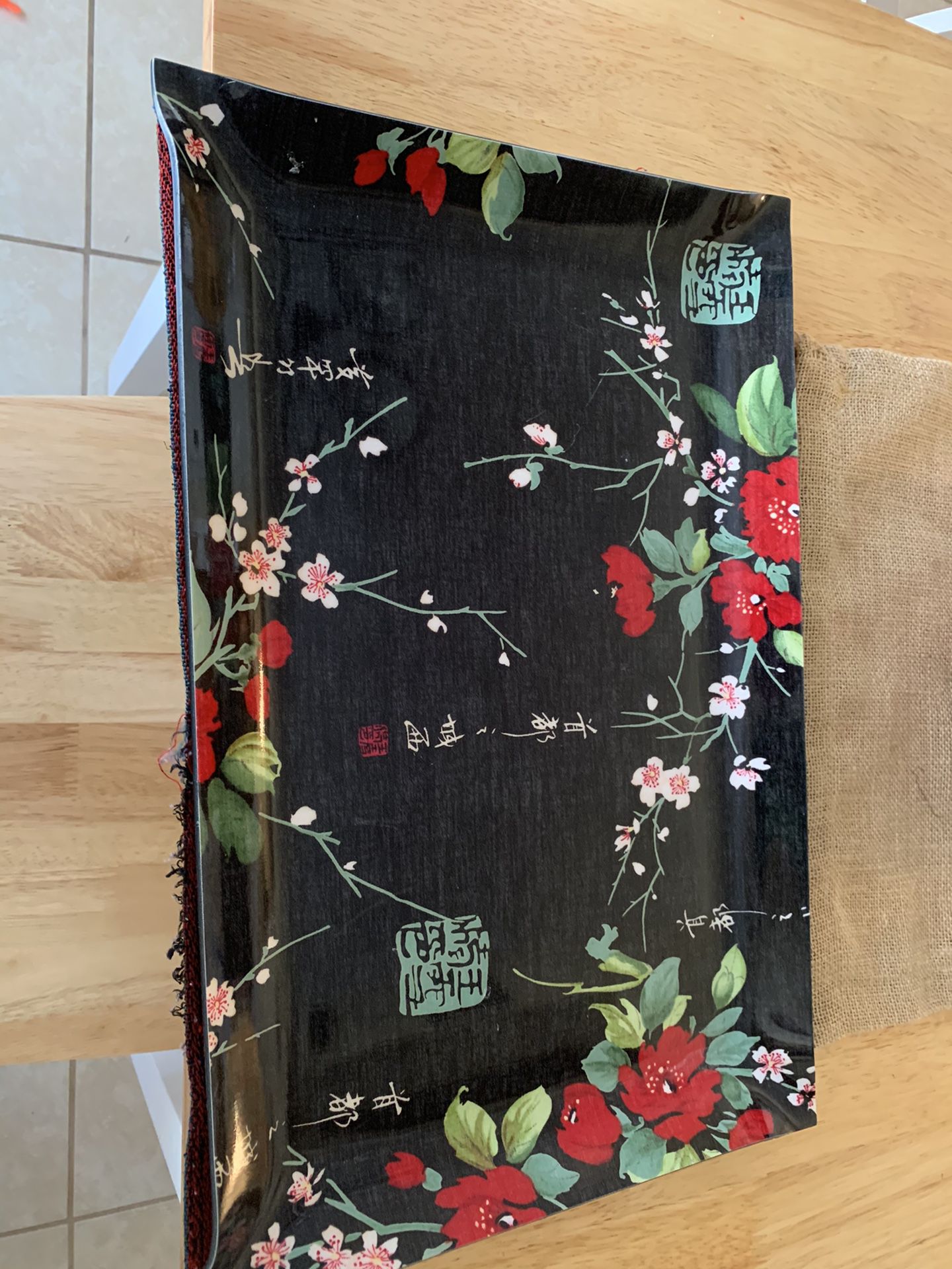 Oriental table Tray