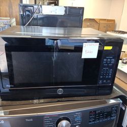 GE Built-in Microwave In Black Wkth Sensor Cooking 