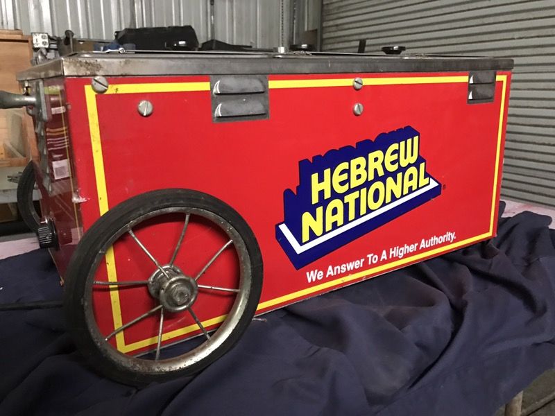 Marlin National Hebrew Hot Dog Cart