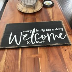 Wood Sign 