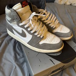 Jordan 1 Hi Washed Black Size 9