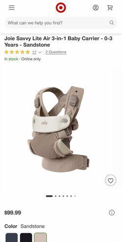 Joie Savvy lite air - Baby Carrier