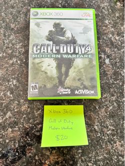Call of Duty 4 Modern Warfare Xbox 360