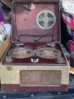 Vintage Tape Recorder with mic.