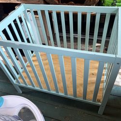 Baby Blue Crib Free