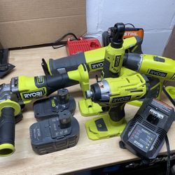 Ryobi 18V Tool Lot